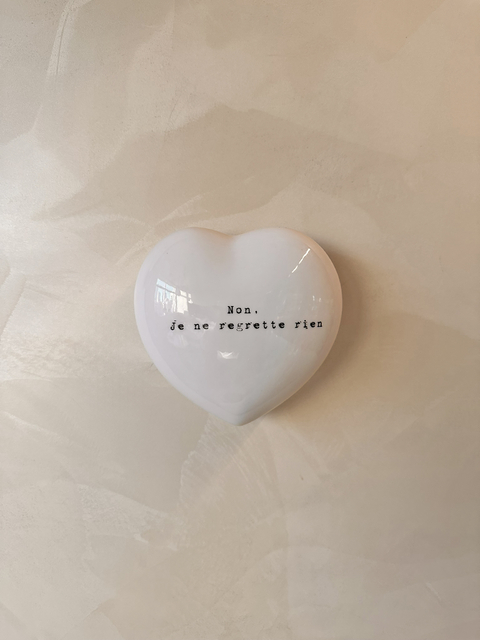 CORAÇÃO Non, Je Ne Regrette Rien - Greghi Design - comprar online
