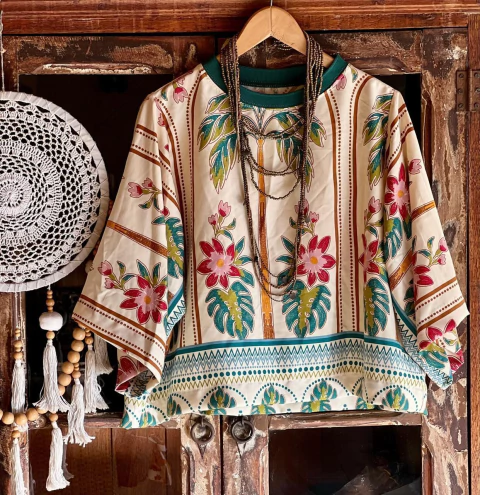 Bata quadrada inspiração viscolinho - comprar online