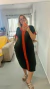Vestido bicolor saruel - comprar online