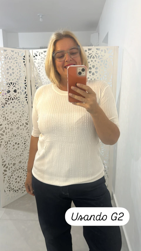 Blusa malha fria estilo modal - comprar online