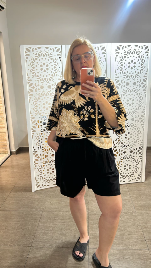 Bermuda viscolinho elastico - comprar online