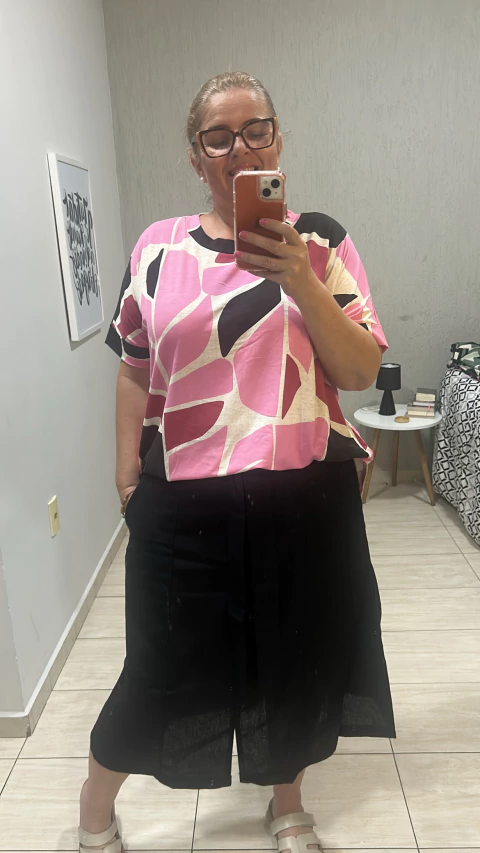 Blusa amplona malha viscolycra - comprar online