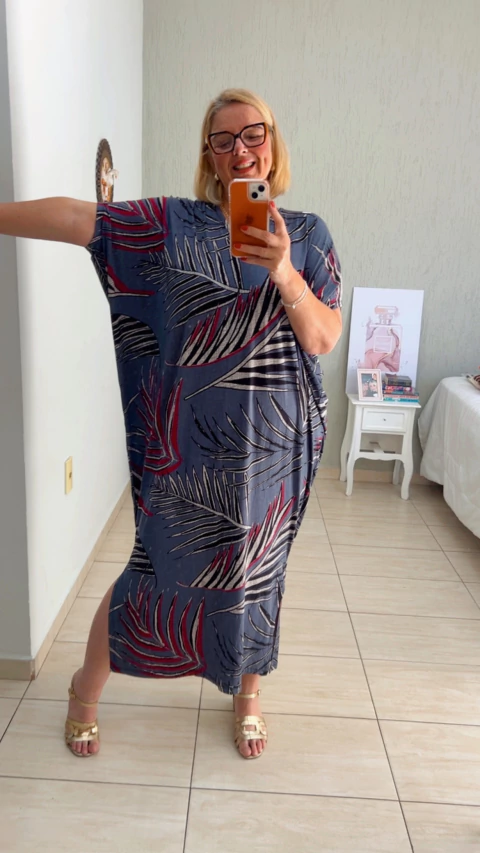 Vestido Kaftan malha premium - comprar online