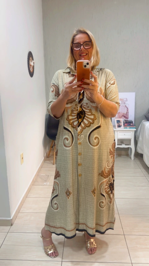 Chemise malha maquinetada nude - comprar online