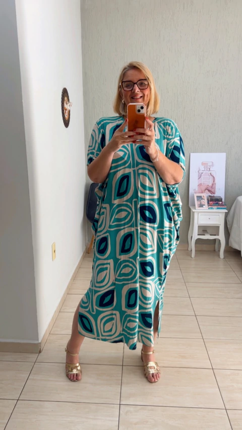 Vestido Kaftan malha premium - comprar online