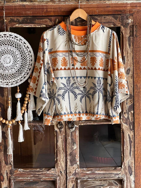 Bata quadrada inspiração viscolinho - comprar online