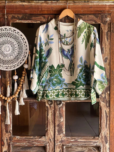 Bata quadrada inspiração viscolinho - comprar online