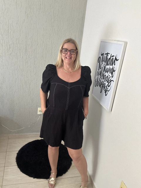 Macaquinho plus sensorial preto - comprar online