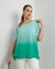 Blusa tie dye off - turquesa - comprar online
