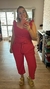 Conjunto linho pantacour botões melancia - comprar online