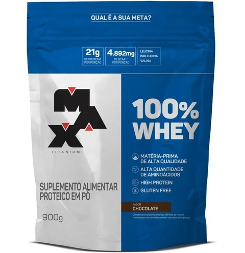 Max Titanium 100% Whey Refil - 900g