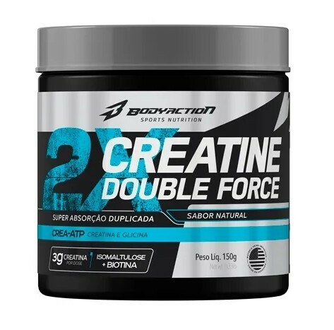 CREATINE DOUBLE FORCE 150G - BODY ACTION (SEM SABOR)