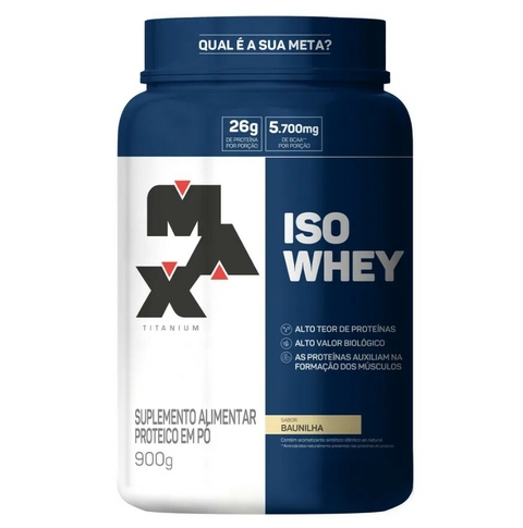 Whey Protein Isolado IsoWhey 900g - Max Titanium