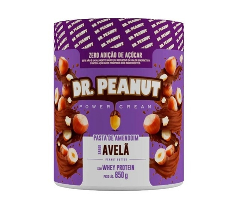 PASTA DE AMENDOIM SABOR AVELÃ COM WHEY PROTEIN 650G