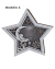 Adorno Navideño Estrella Calada Con Luz En Mdf De 3mm - Laser Team
