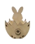 Conejo Porta Huevos De Pascuas En Mdf Chico X 10 Unidades - Laser Team