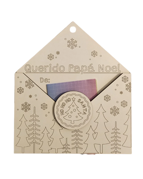 Sobre Santa - Papa Noel - Colgante en internet