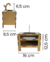 Muebles De Muñecas Grandes En Mdf De 3mm - Set Baño en internet