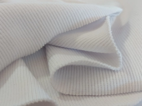 Rib de Algodón Blanco