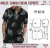 Molde Camisa Social Esporte Masculino 1062