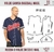 Molde Camisa Baseball Jersey Masculino 1113