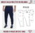 Molde Calça Moletom ou Helanca Masculino 2023
