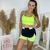Shorts Dynamic - Preto/lima - Rosa Passion