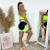 Shorts Dynamic - Preto/lima na internet
