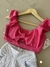 CROPPED LAÇO ROSA - comprar online