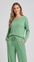Pijama canelado com bolso - Ref: 2900/08