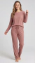 Pijama canelado com bolso - Ref: 2900/07