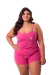 Bermudol alça plus size liso - Ref:1743 - Mabrumar