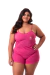 Bermudol alça plus size liso - Ref:1743 - comprar online