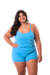 Bermudol alça plus size liso - Ref:1743
