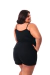 Bermudol alça plus size liso - Ref:1743 na internet