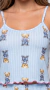 Baby doll suede estampado alça - Ref: 7954/15 - comprar online