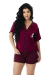 Baby doll de suede aberto- Ref: 066/14 na internet