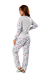 Pijama feminino flanelado sem bolso- Ref: 3009/17 - comprar online