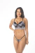 Conjunto renda bicolor c/ tanga-Ref: 6016