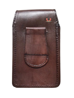 Bainha de Couro Tampa Maior Estampa Índio C11 - comprar online