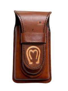 Bainha de Couro para Canivete e Celular Mangalarga Marchador C17 - comprar online