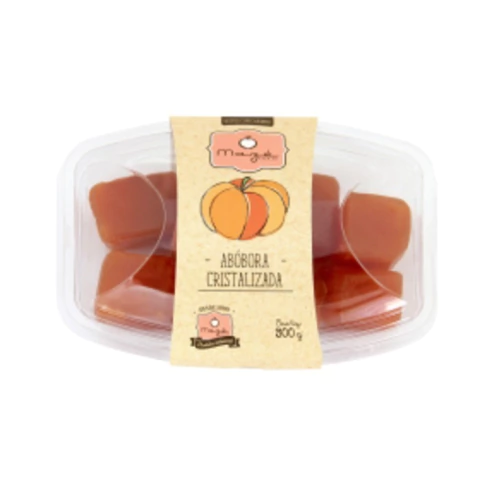 Doce de abóbora cristalizada artesanal em pedaços