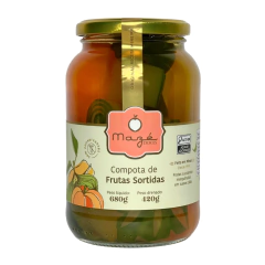 Doce de frutas sortidas em calda 