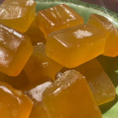 Mamão amarelo cristalizado 300g ou 450g - Mazé Doces Artesanais do Brasil