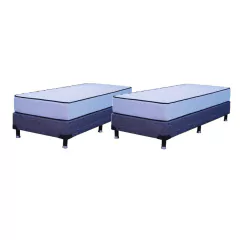 Oferta 2 Conjuntos colchón y sommier Bassett Firm Sensaciones S23 80x190