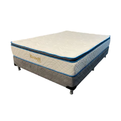 Conjunto colchón y sommier Bassett Firm Postureflex Firme full 140 x 190 - comprar online