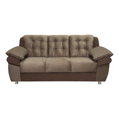 Sofá Bassett Berlín 3C pana marrón chocolate - comprar online