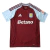 A camisa titular do Aston Villa para a temporada 2024-2025, em comemoração aos 150 anos do clube. O manto apresenta o tradicional design grená com detalhes em azul celeste e branco, incluindo as três listras da Adidas nos ombros, um selo especial de 150 a