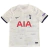 Camisa Titular do Tottenham Nike 2023/24 em branco e azul marinho, destaque para punhos e ondas inspiradas no N17, iniciais THFC na gola e escudo do clube.