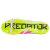 Chuteira Adidas Predator 24 Foldover Tongue FG nas cores branca, verde fluorescente e rosa, destacando seu design moderno e tecnologia avançada.